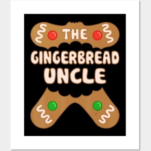 The Gingerbread Uncle Family Matching Group Christmas Posters and Art